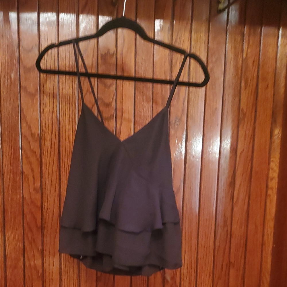 ❤️ 3 For $18 MARC NEW YORK Elegant Black Layered Women's Top